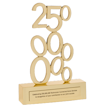 Trophée TECHNICOLOR 250000000 (ref 840)