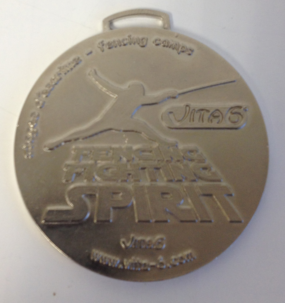 Médaille Sportive Argentée personnalisable photo