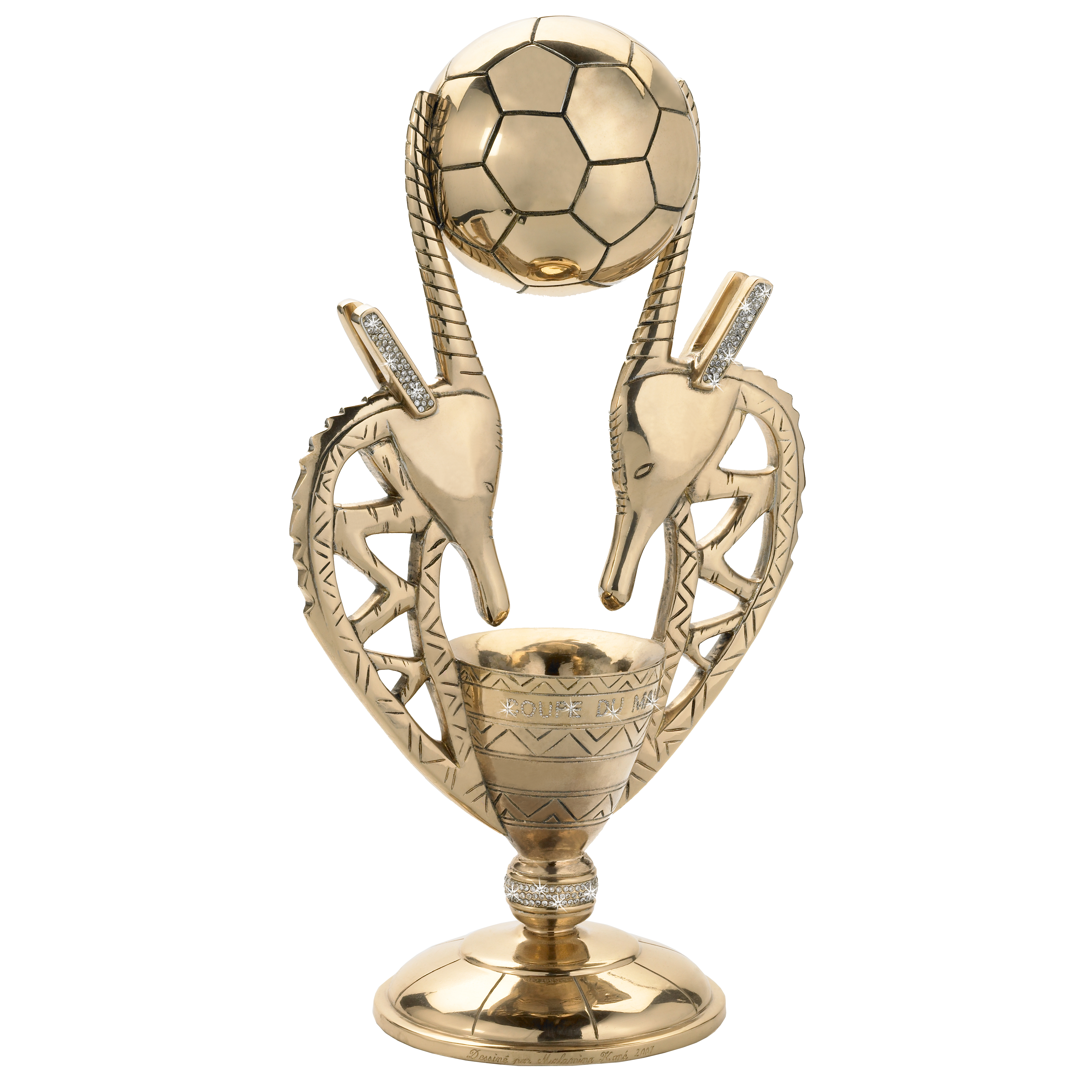 Trophée FOOT LIGUE NATIONAL MALI (ref 631) - Bronzes de Mohon